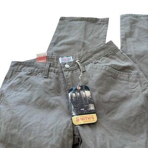 Smith's American Painters Pant Workwear Khaki Cargo Cotton Womens 9/10 DEADSTOCK
